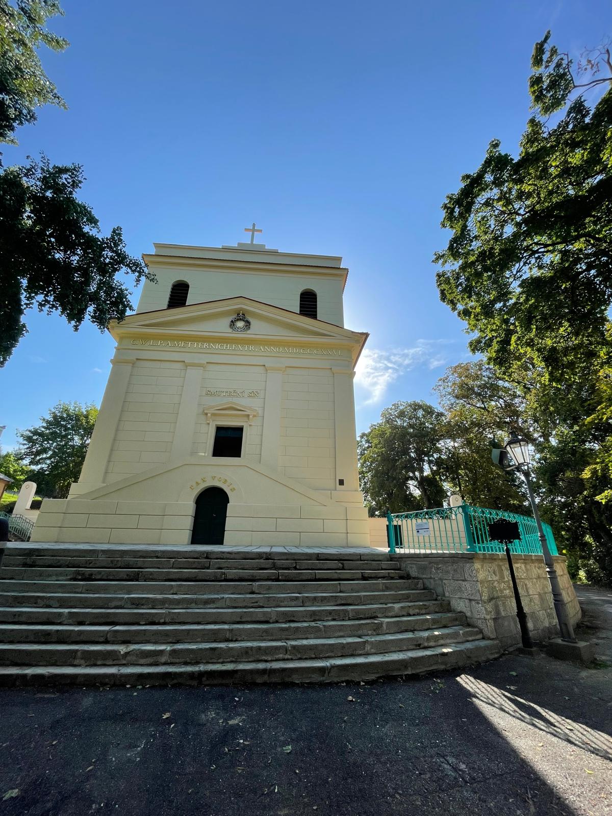 Obřadní síň, kde se konají smuteční obřady